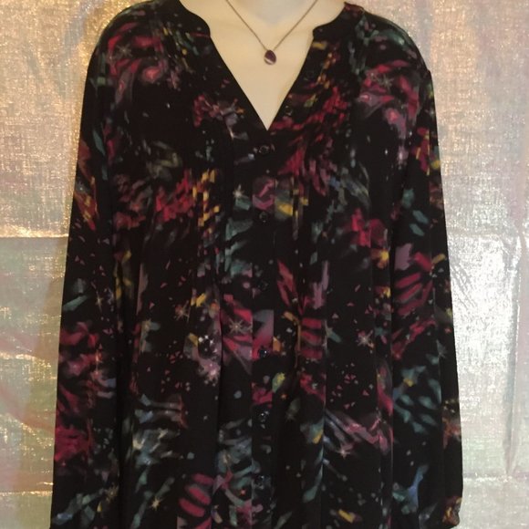 Seven7 by Melissa McCarthy Blouse 2x - Picture 1 of 6